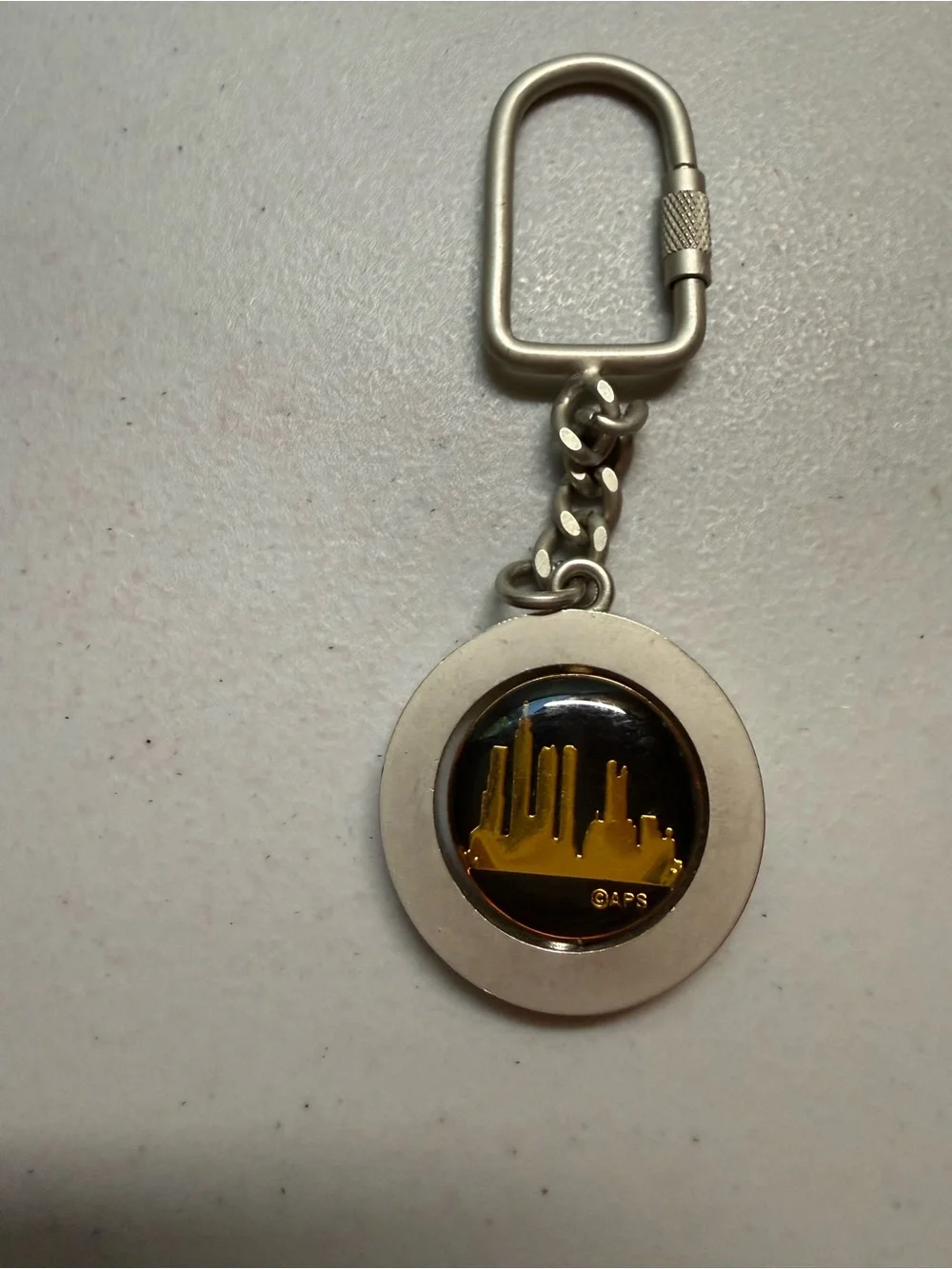 Atlanta Round swivel Keychains set of 3